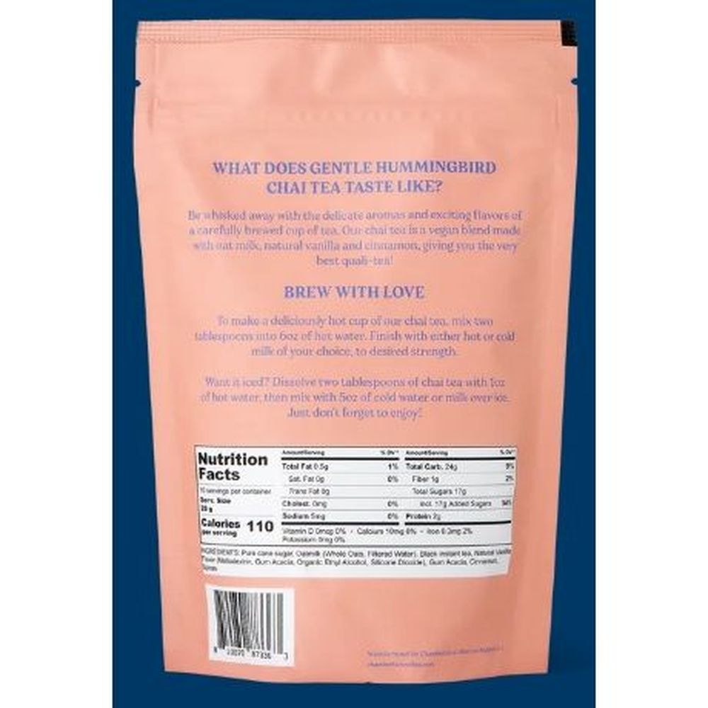 Chamberlain Coffee Gentle Hummingbird Chai Latte, 10 Ounce -- 12 per case