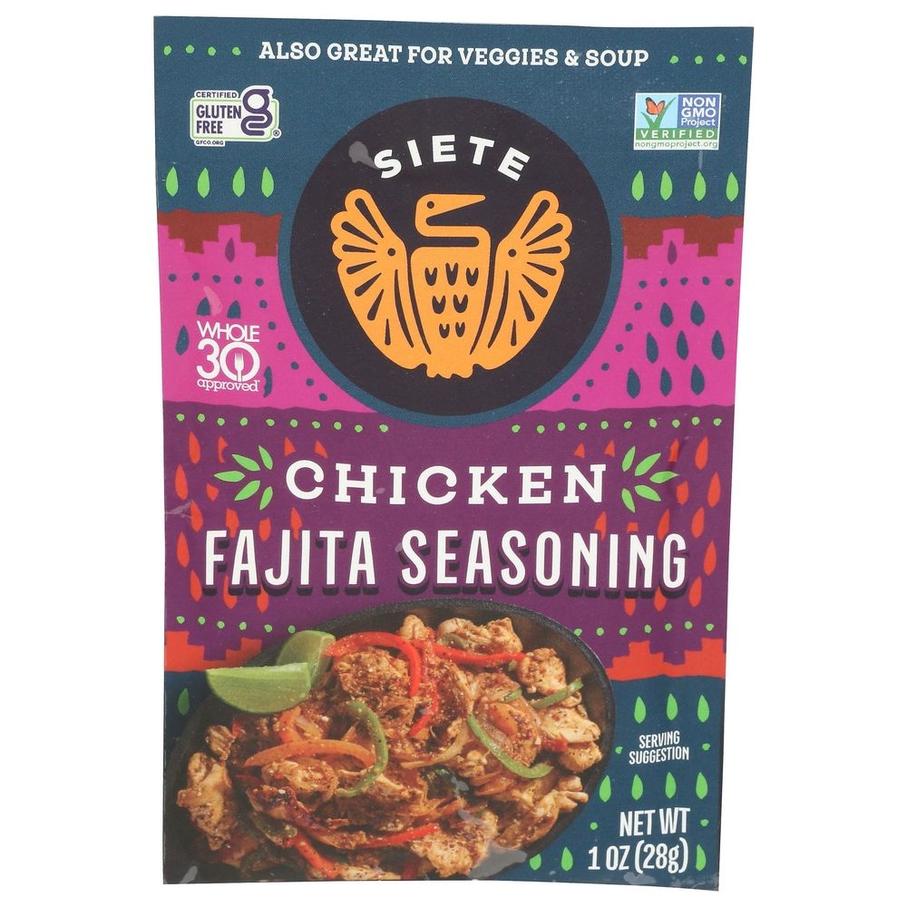 Siete Chicken Fajita Seasoning, 1 Ounce -- 12 per case