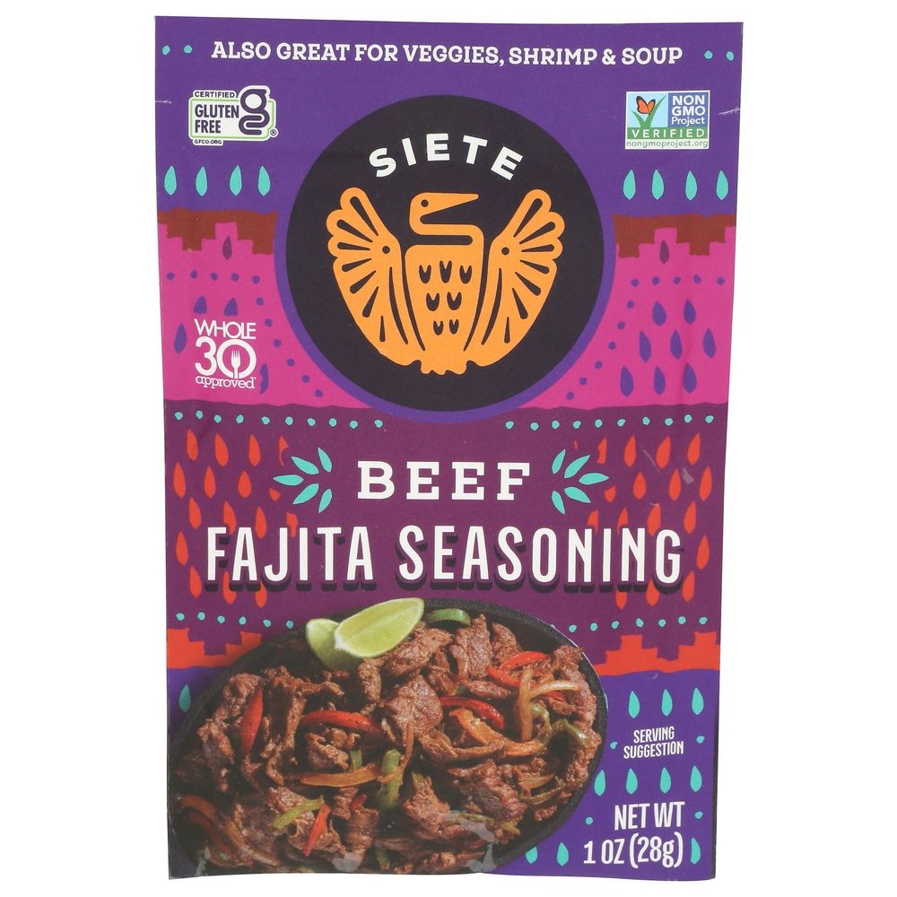Siete Beef Fajita Seasoning, 1 Ounce -- 12 per case