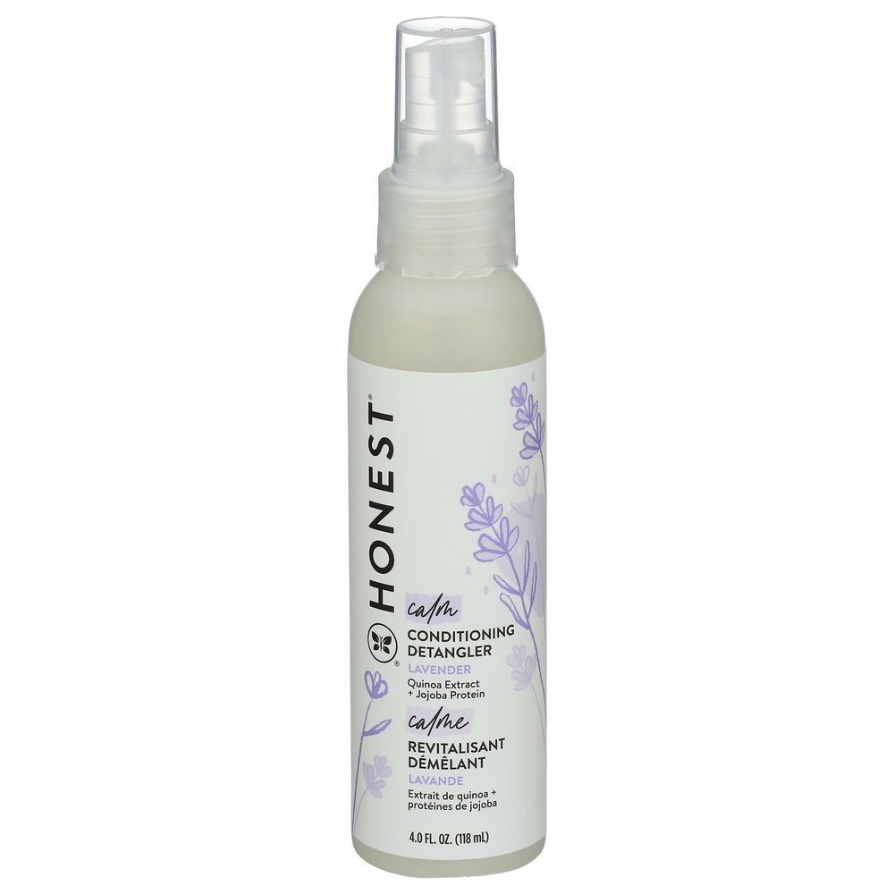The Honest Calm Lavender Conditioning Detangler, 4 Fluid Ounce