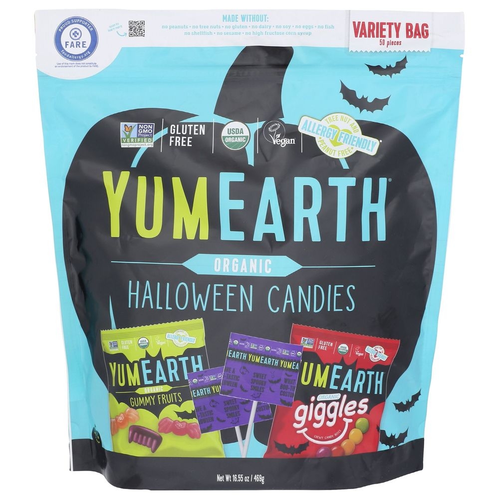 Yumearth Organic Halloween Candies - Variety Pack, 16.55 Ounce -- 6 per case