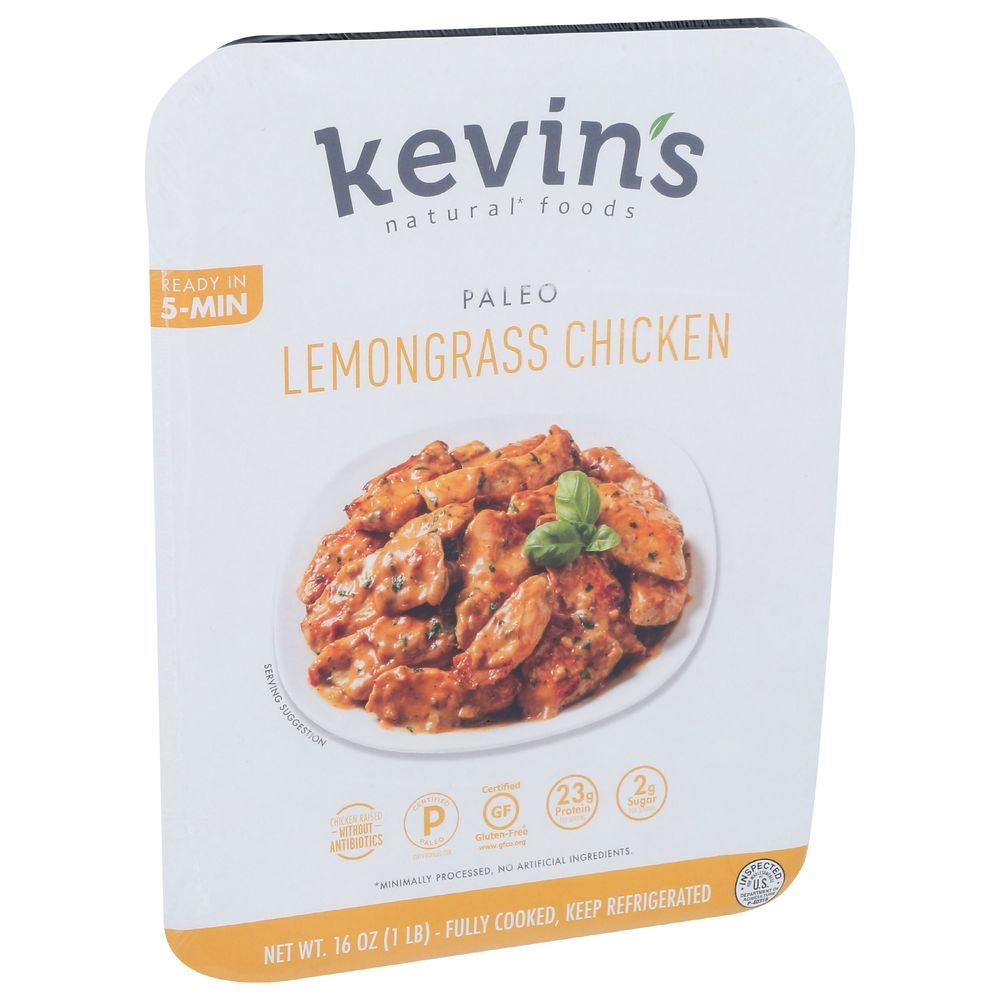 Kevins Natural Foods Lemongrass Chicken, 16 Ounce -- 4 per case