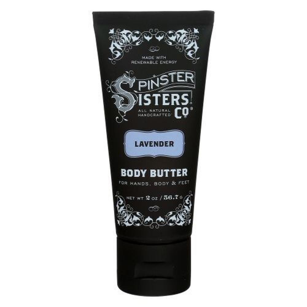 Spinster Sisters Lavender Body Butter, 2 Ounce -- 6 per case