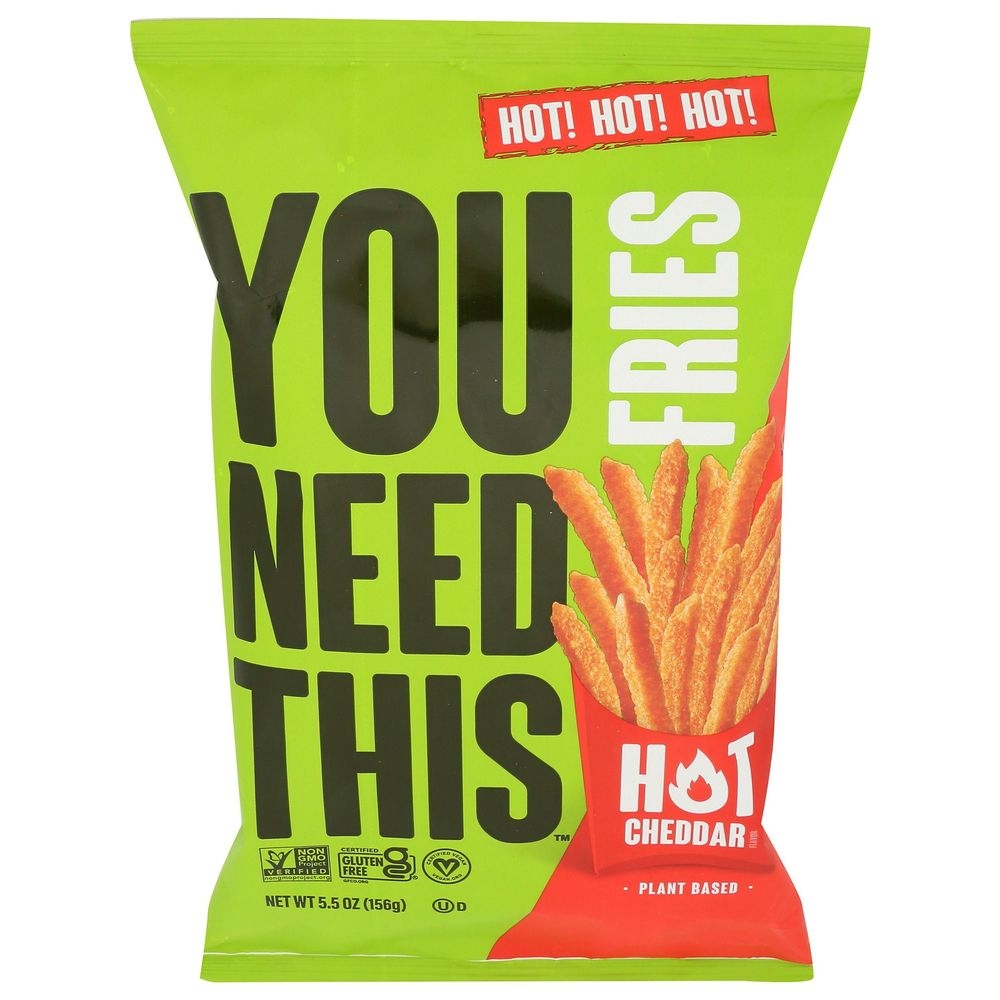 You Need This Plant Based Hot Cheddar Fries, 5.5 Ounce -- 6 per case