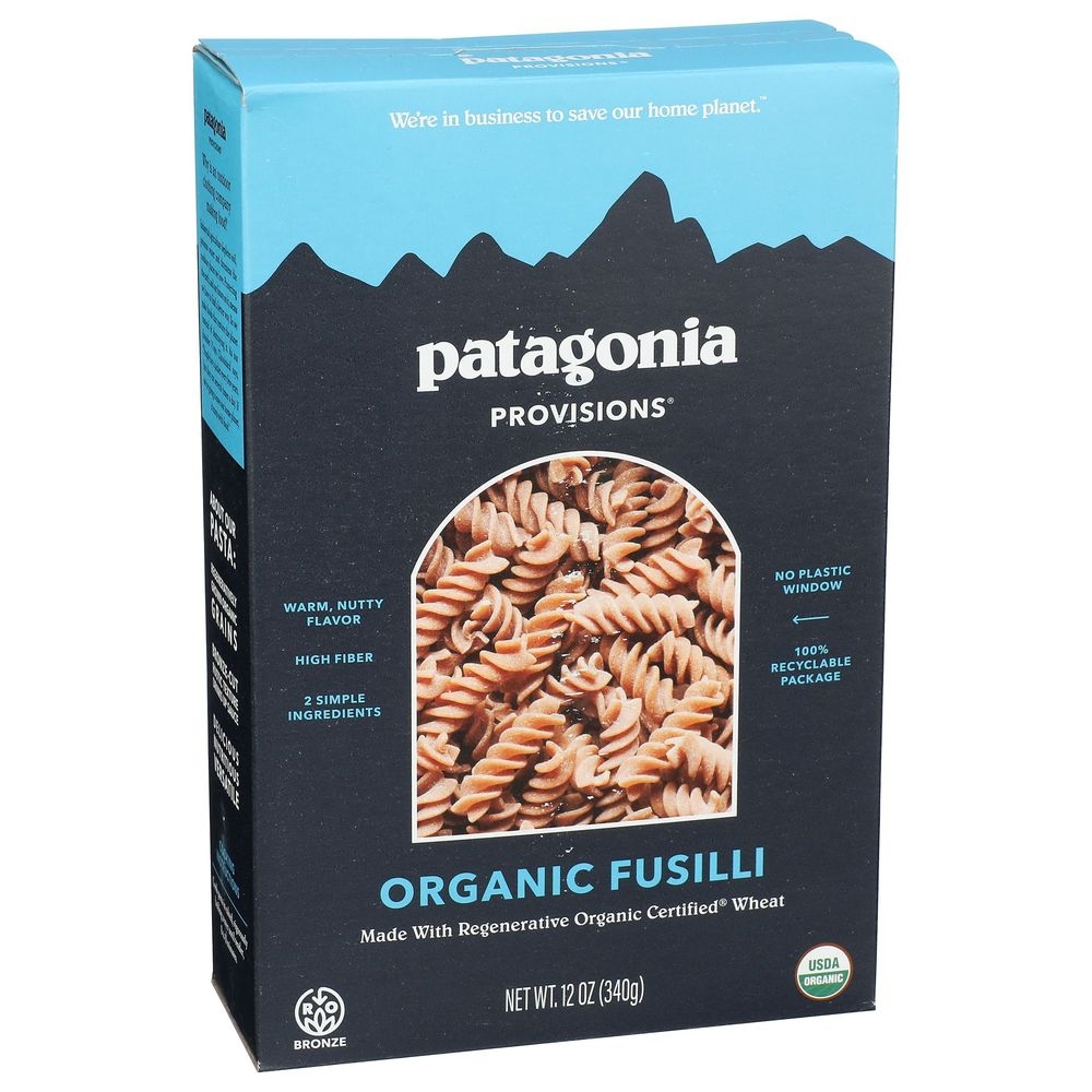 Patagonia Provisions Organic Fusilli Pasta, 12 Ounce -- 6 per case