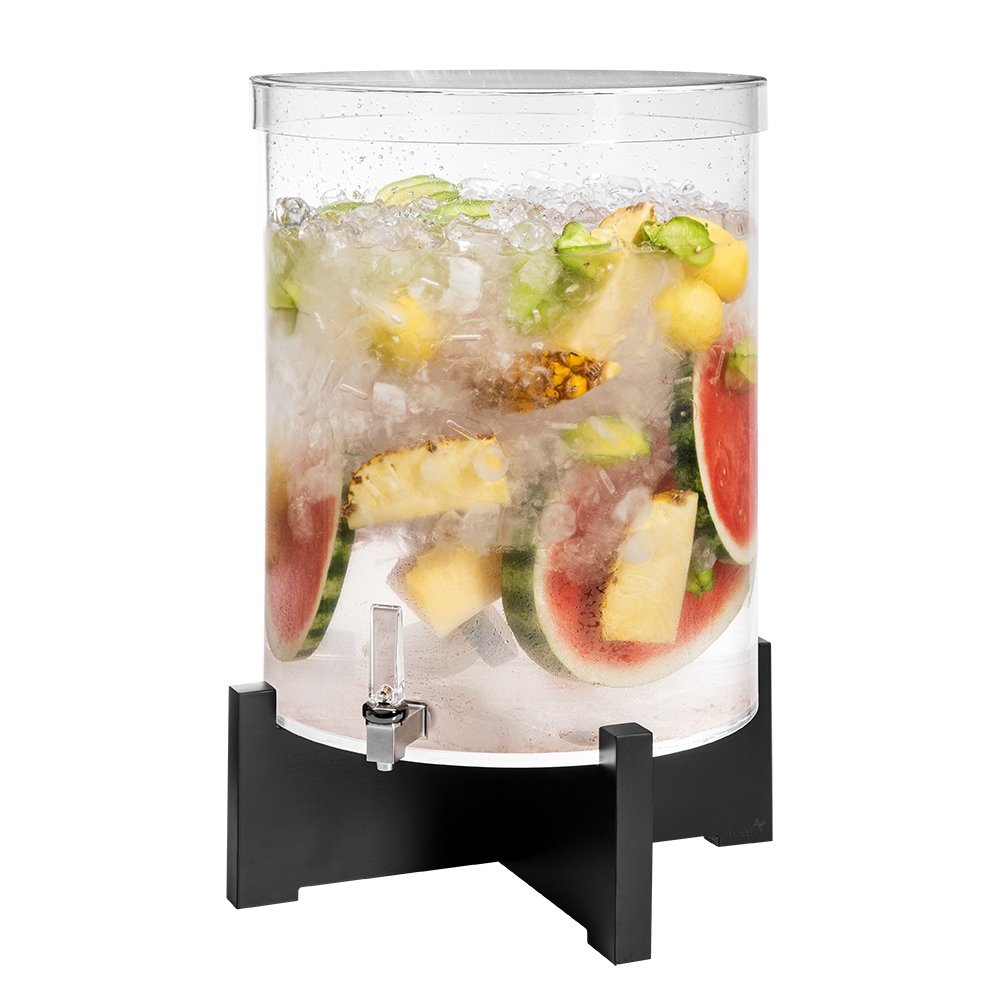 Rosseto Extra Large Beverage Dispenser with Black Bamboo Base, 14 Gallon Capacity