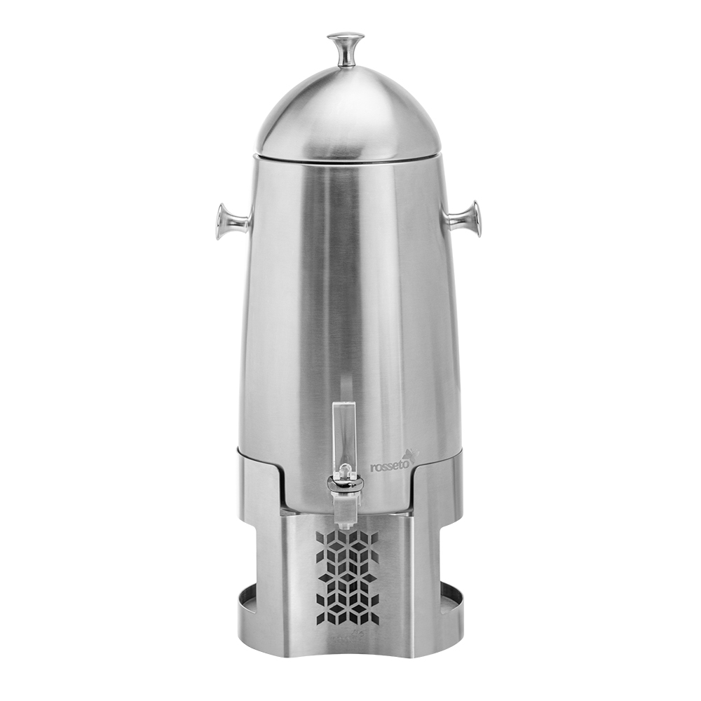 Rosseto Mosaic Coffee Urn with Brushed Stainless Steel Base, 3 Gallon