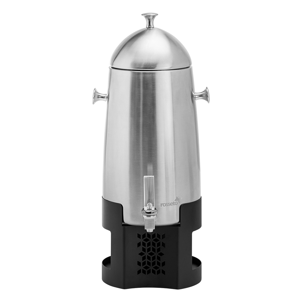 Rosseto Mosaic Coffee Urn with Black Matte Base, 3 Gallon