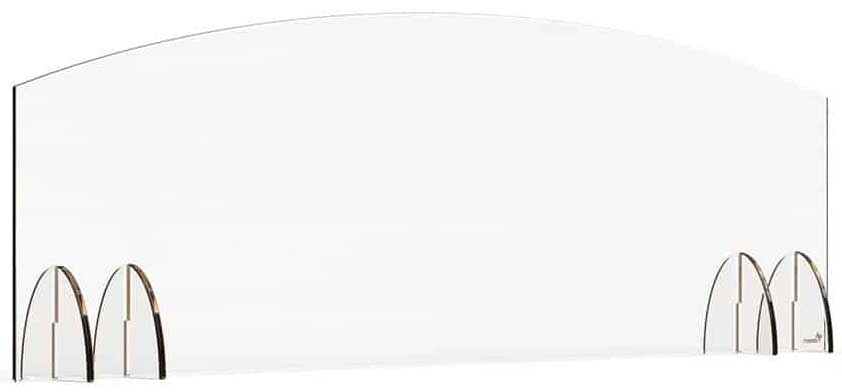 Rosseto Avant Guarde Acrylic Sneeze Guard, 48 x 15.5 inch