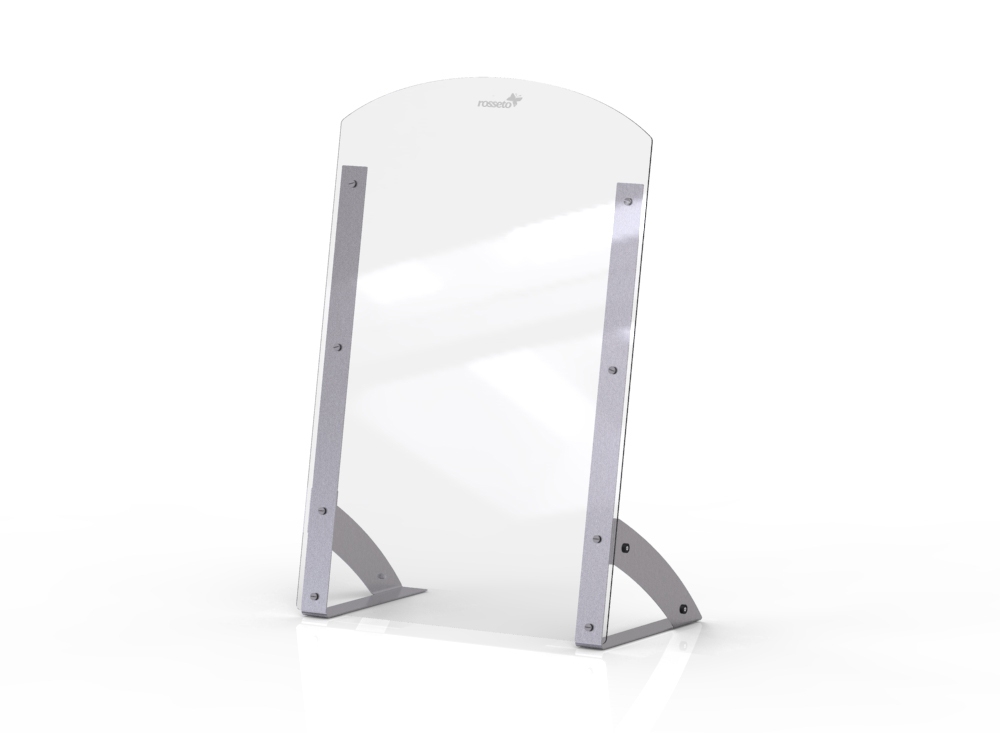 Rosseto Avant Guarde Shield Plus Serve 24 inch Clear Buffet Sneeze Guard, 24 X 12 X 35.7 inch