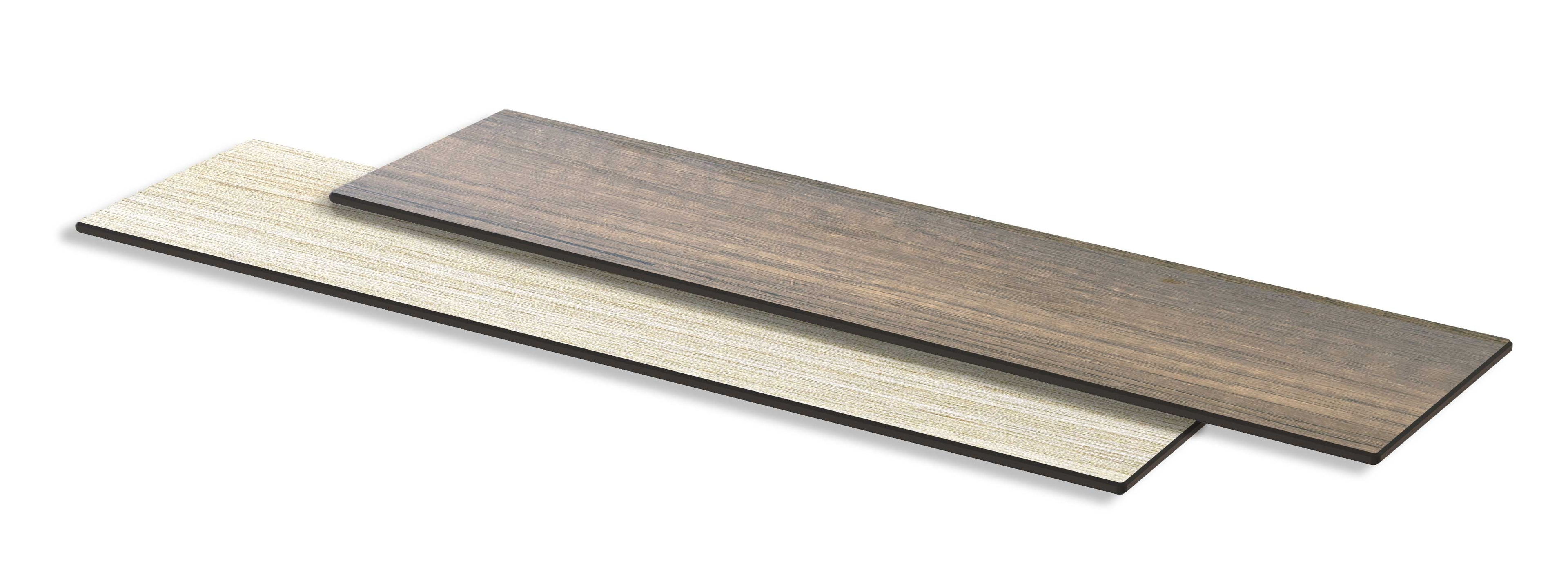 Rosseto Walnut/Natural Wood Wide Reversible Rectangular HPL Surface, 31.5 X 13.75 X 0.3 inch