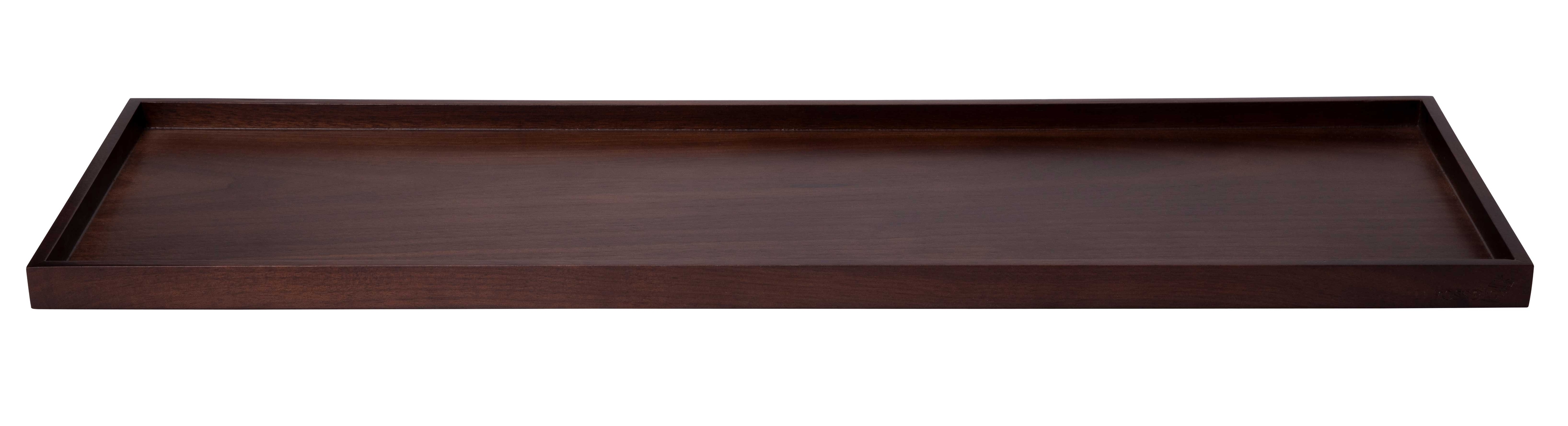 Rosseto SkyRize Large Rectangle Walnut Shelf, 25.8 Ã— 8.5 Ã— 1 inch