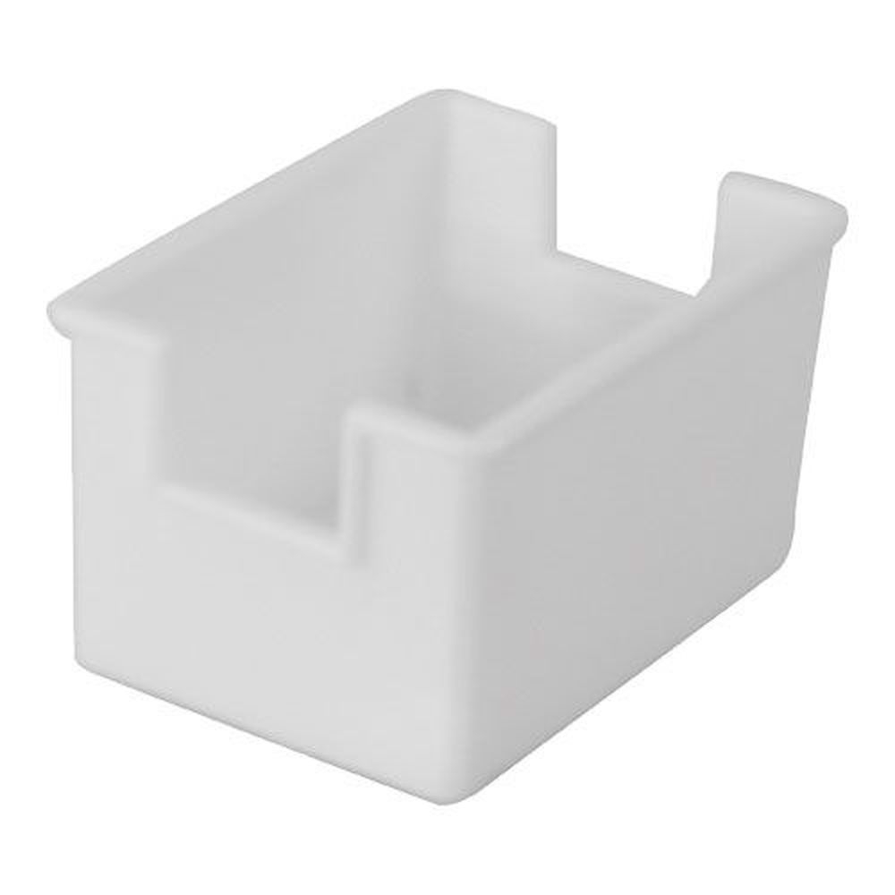 Winco PPH-1W Plastic White Sugar Packet Holder, 3.5 x 2.5 x 2 inch