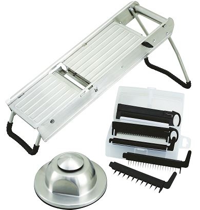 Winco Mandoline Slicer Set, 15.5 inch Length -- 1 set.