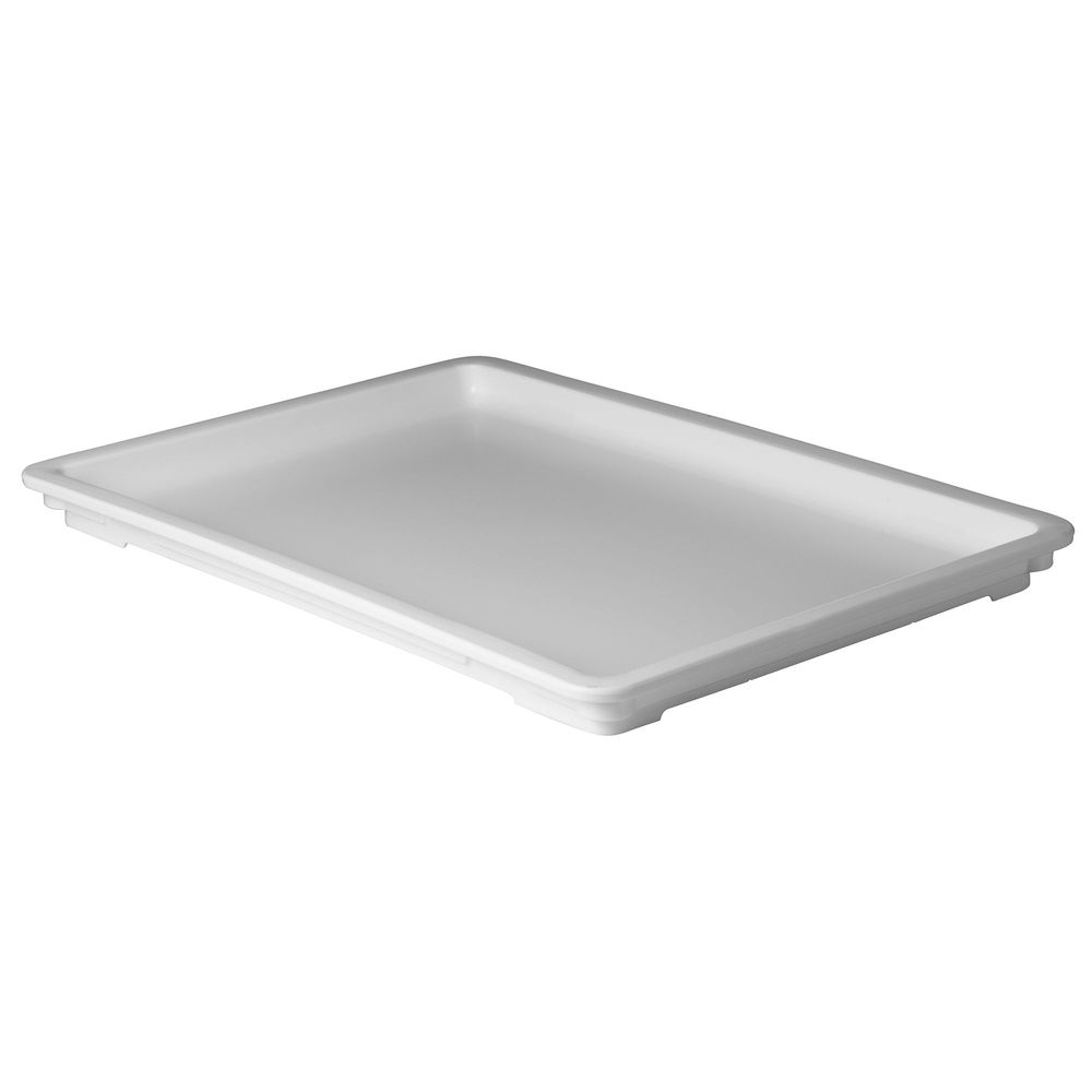 Winco PL-36NC Polypropylene White Cover for PL-3N and PL-6N Dough Box