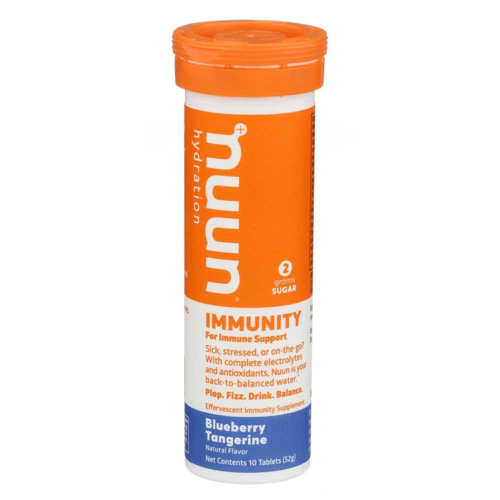 Nuun Hydration Blueberry Tangerine Immune System Support Tablet - 10 count per pack -- 8 packs per case