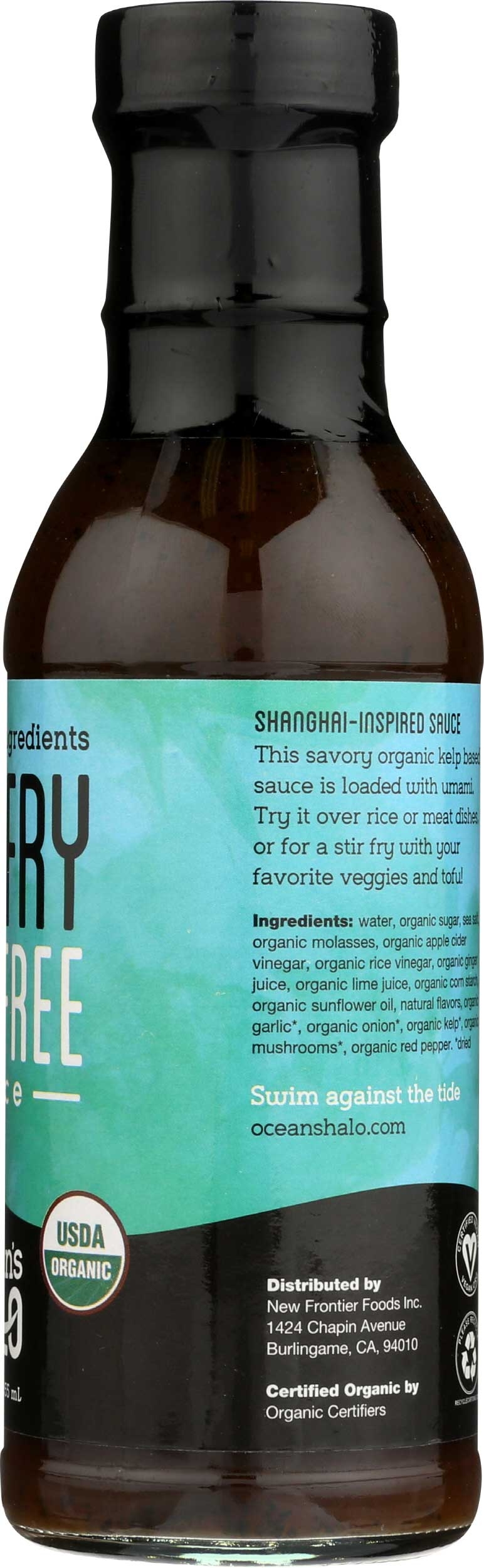 Oceans Halo Soy Free Stir Fry Sauce, 12 Ounce -- 6 per case