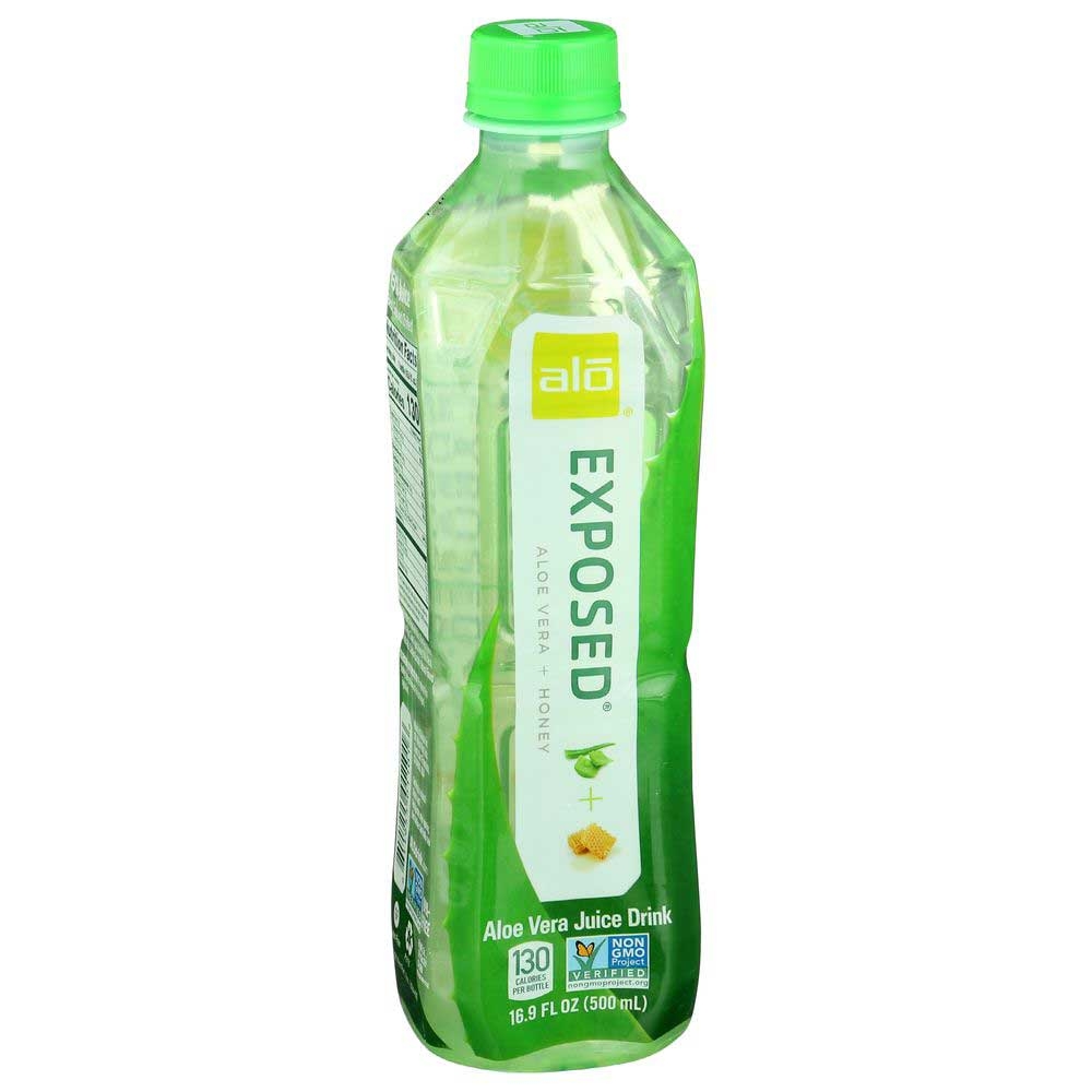 Alo Original Exposed Aloe Vera Drink, 16.9 Ounce -- 12 per case.
