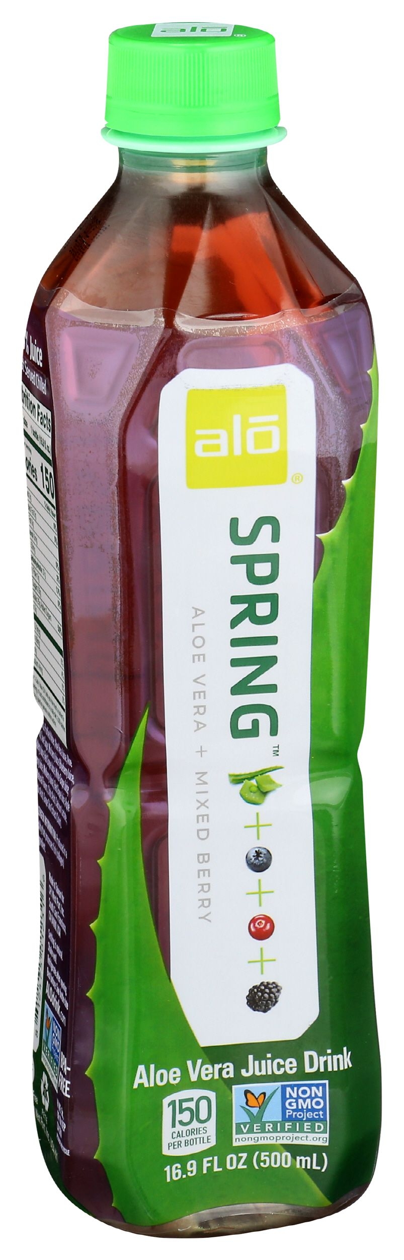 Alo Spring Mixed Berry Aloe Vera Juice Drink, 16.9 Ounce -- 12 per case