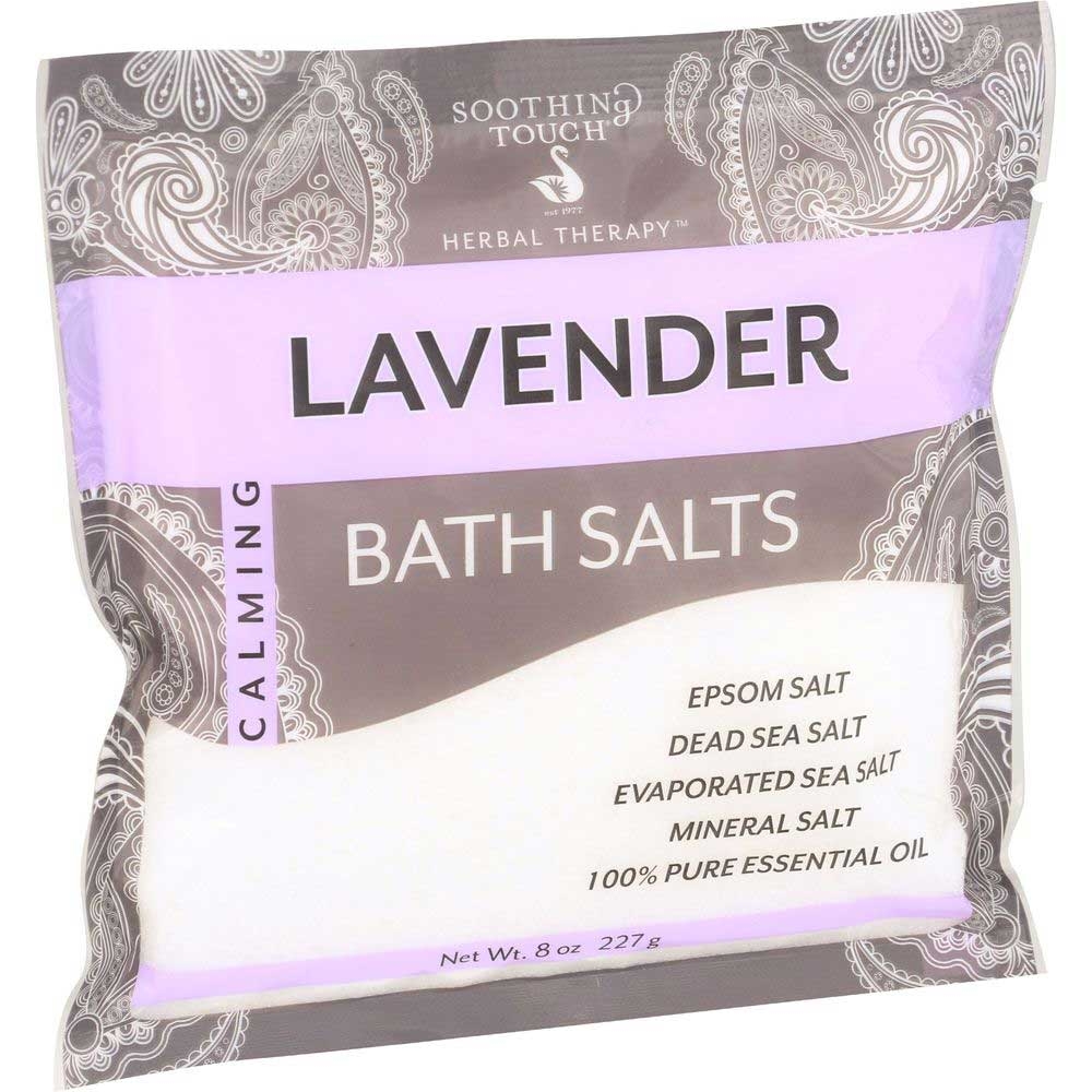 Soothing Touch Lavender Bath Salt, 8 Ounce -- 6 per case