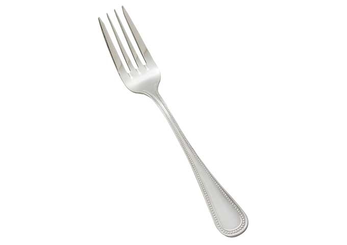 Winco Deluxe Pearl 18/8 Stainless Steel Extra Heavy Weight Salad Fork, 7 x 1.06 inch -- 12 per case.