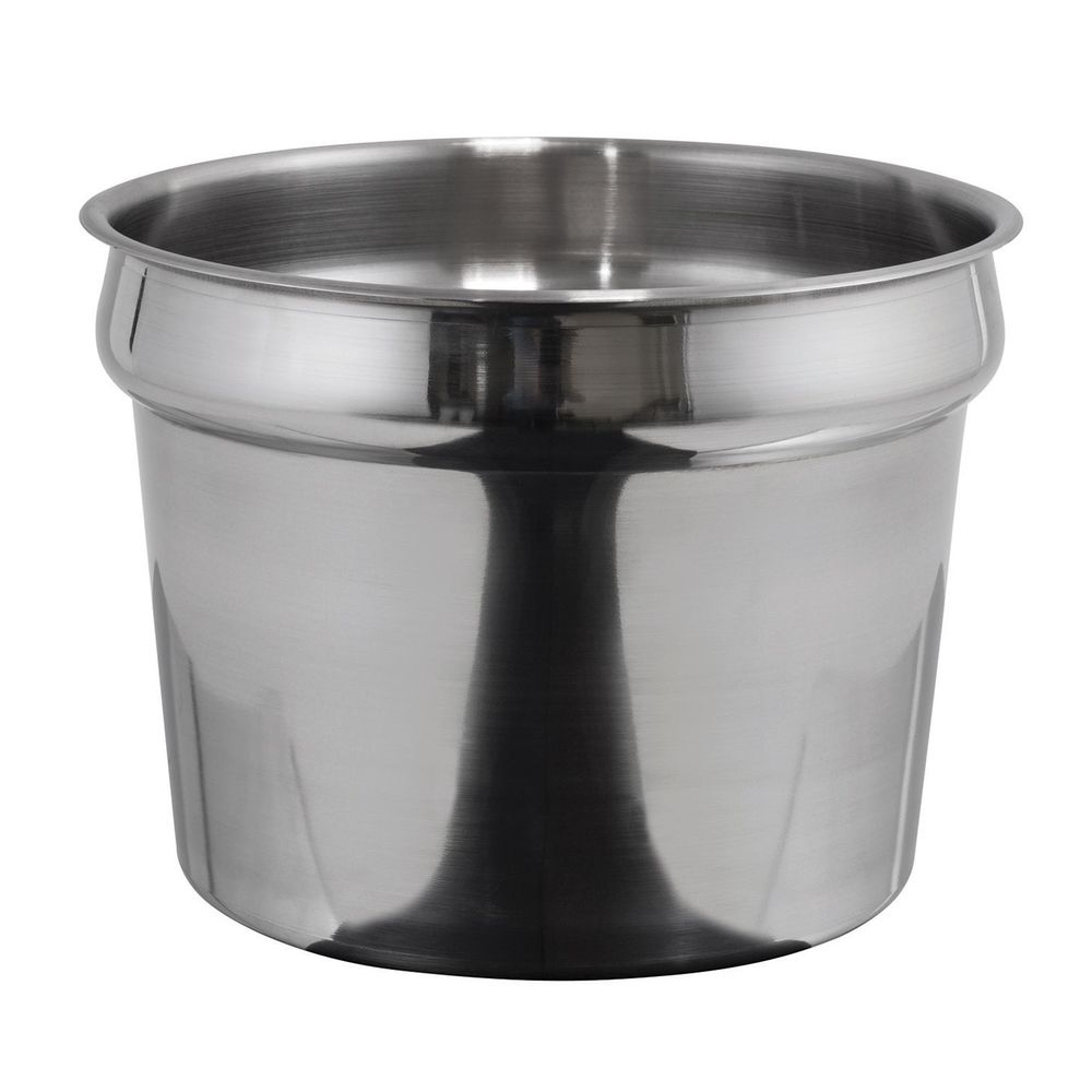 Winco INS-11.0M Stainless Steel Inset Pan, 11 Quart Capacity