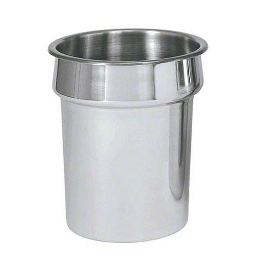 Winco 78355 18/8 Stainless Steel Inset Pan, 4 Quart Capacity