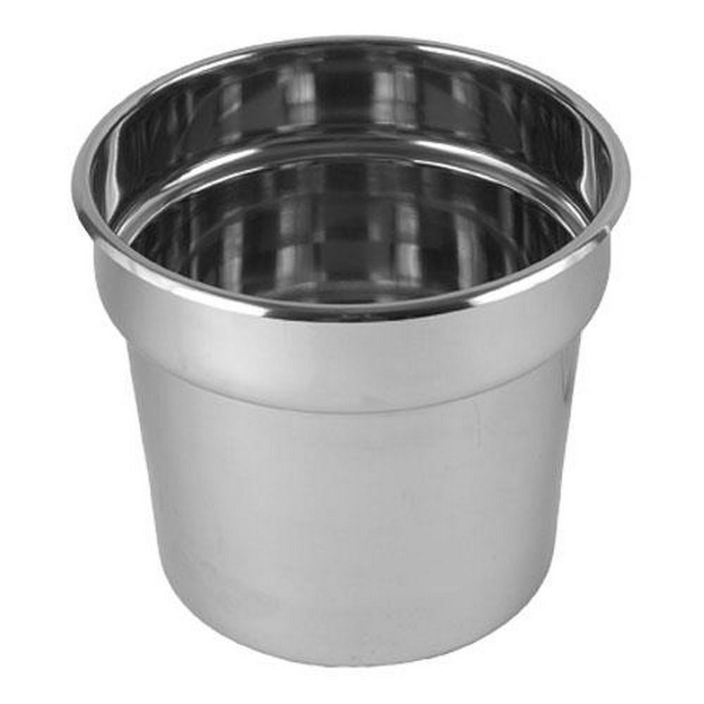 Winco 78356 18/8 Stainless Steel Inset Pan, 7 Quart Capacity