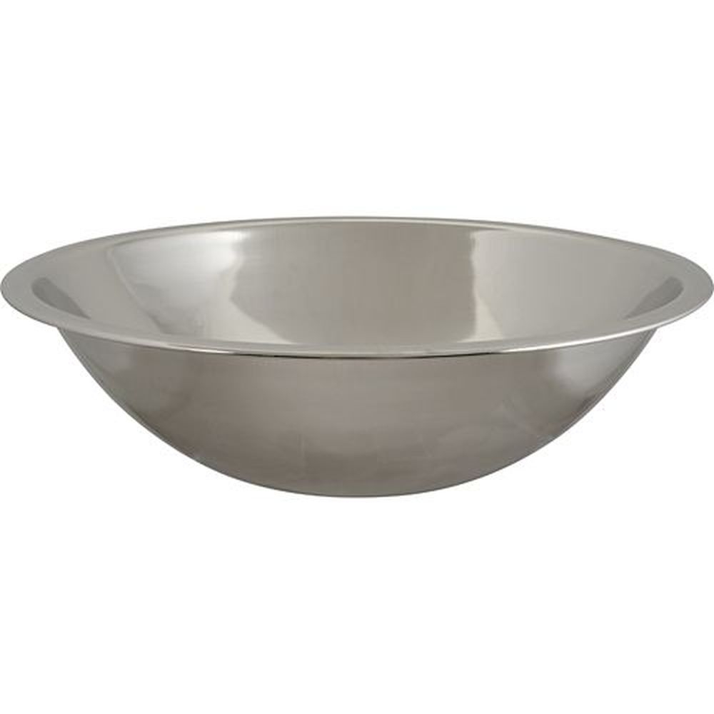 Winco 78705 18/8 Stainless Steel Mirror Finish Mixing Bowl, 8 Quart Capacity