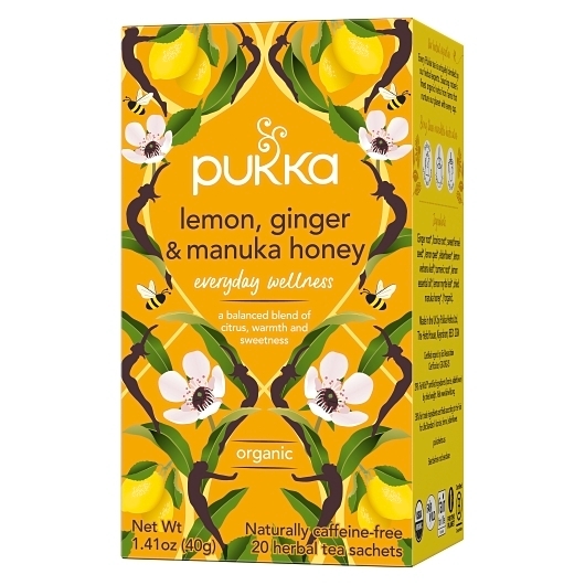 Pukka Tea Bag Original Lemon Ginger and Manukahoney, 20 Count -- 4 per case