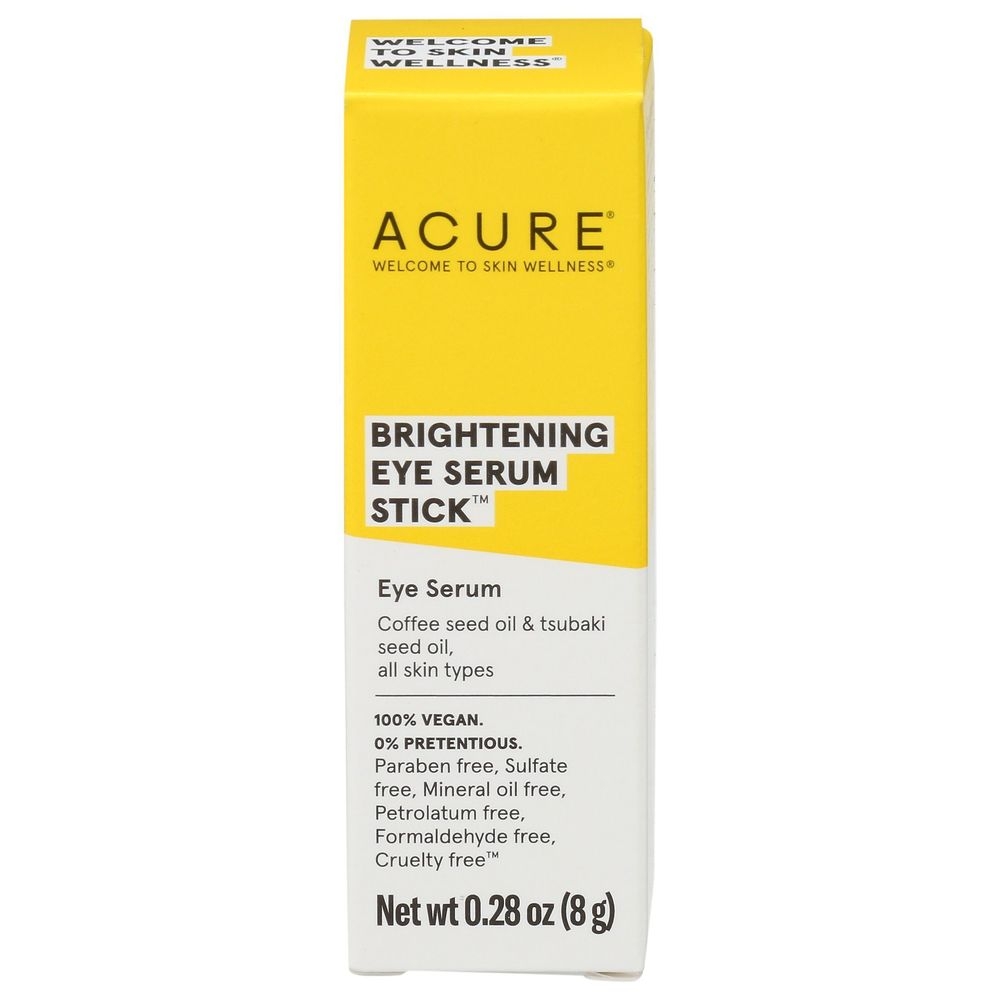 Acure Brightening Eye Serum Stick, 0.28 Ounce