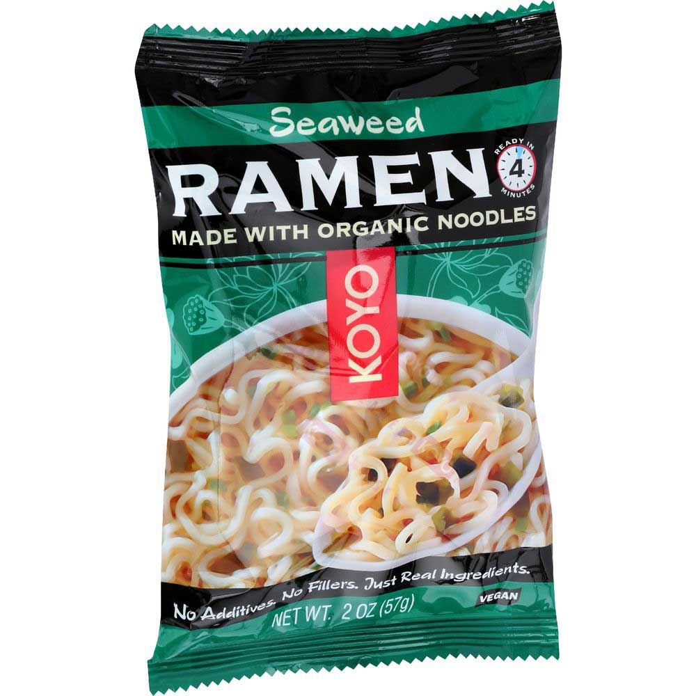 Koyo Foods Seaweed Dry Ramen Noodles, 2 Ounce -- 12 per case.