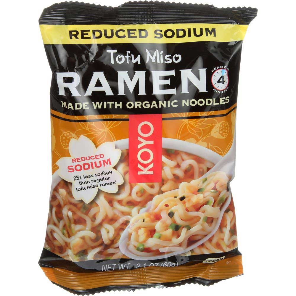 Koyo Foods Organic Tofu and Miso Ramen Noodles, 2 Ounce -- 12 per case.
