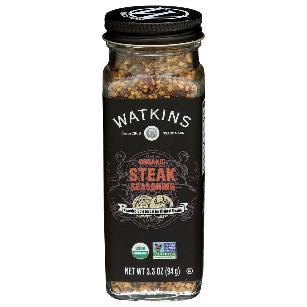 Watkins Organic Steak Seasoning, 3.3 Ounce -- 3 per case
