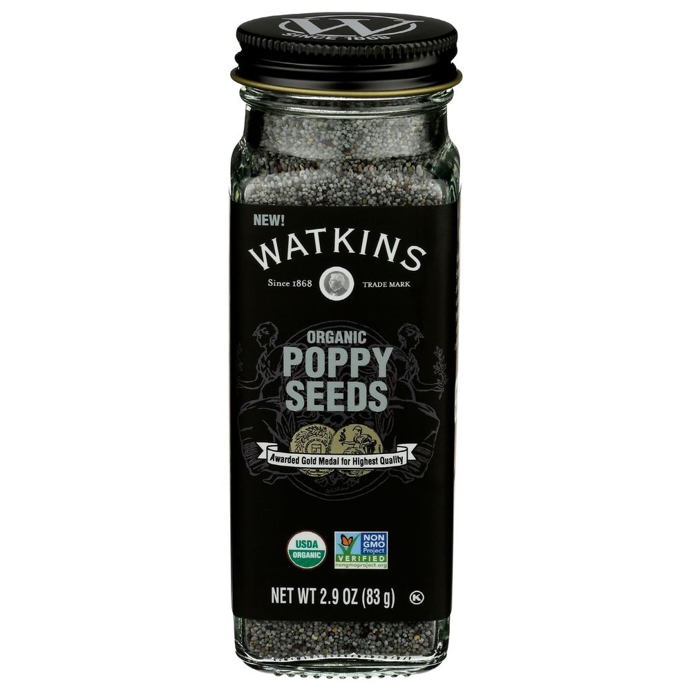 Watkins Organic Poppy Seed, 2.9 Ounce -- 3 per case