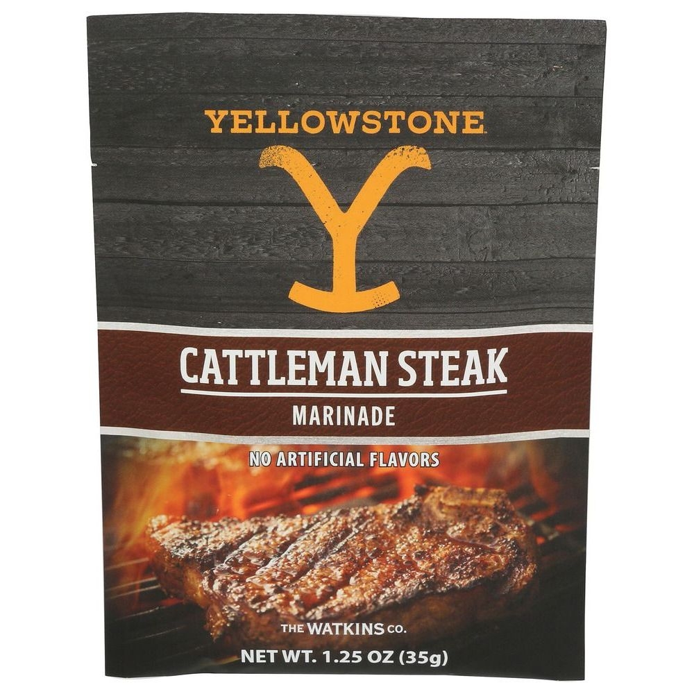 Yellowstone Cattleman Steak Marinade, 1.25 Ounce -- 12 per case