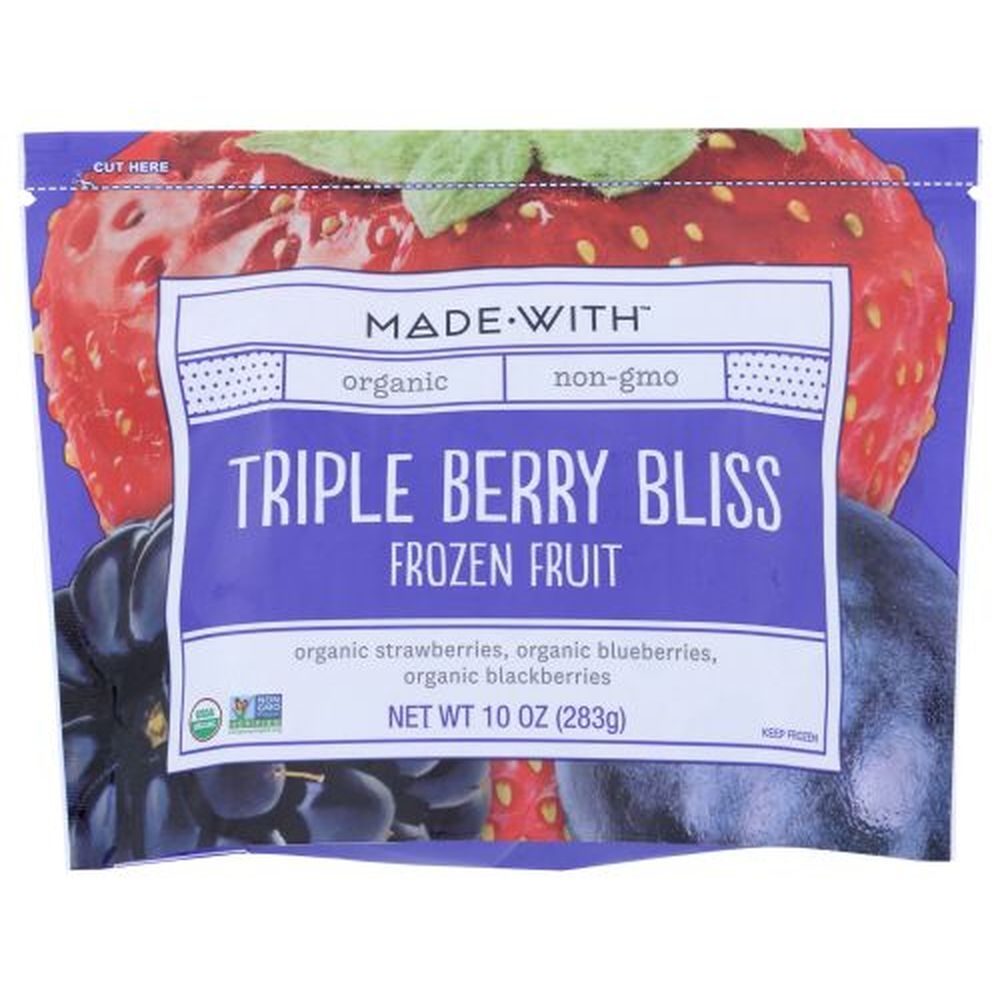 Made With Organic Triple Berry Bliss Fruit, 10 Ounce -- 12 per case