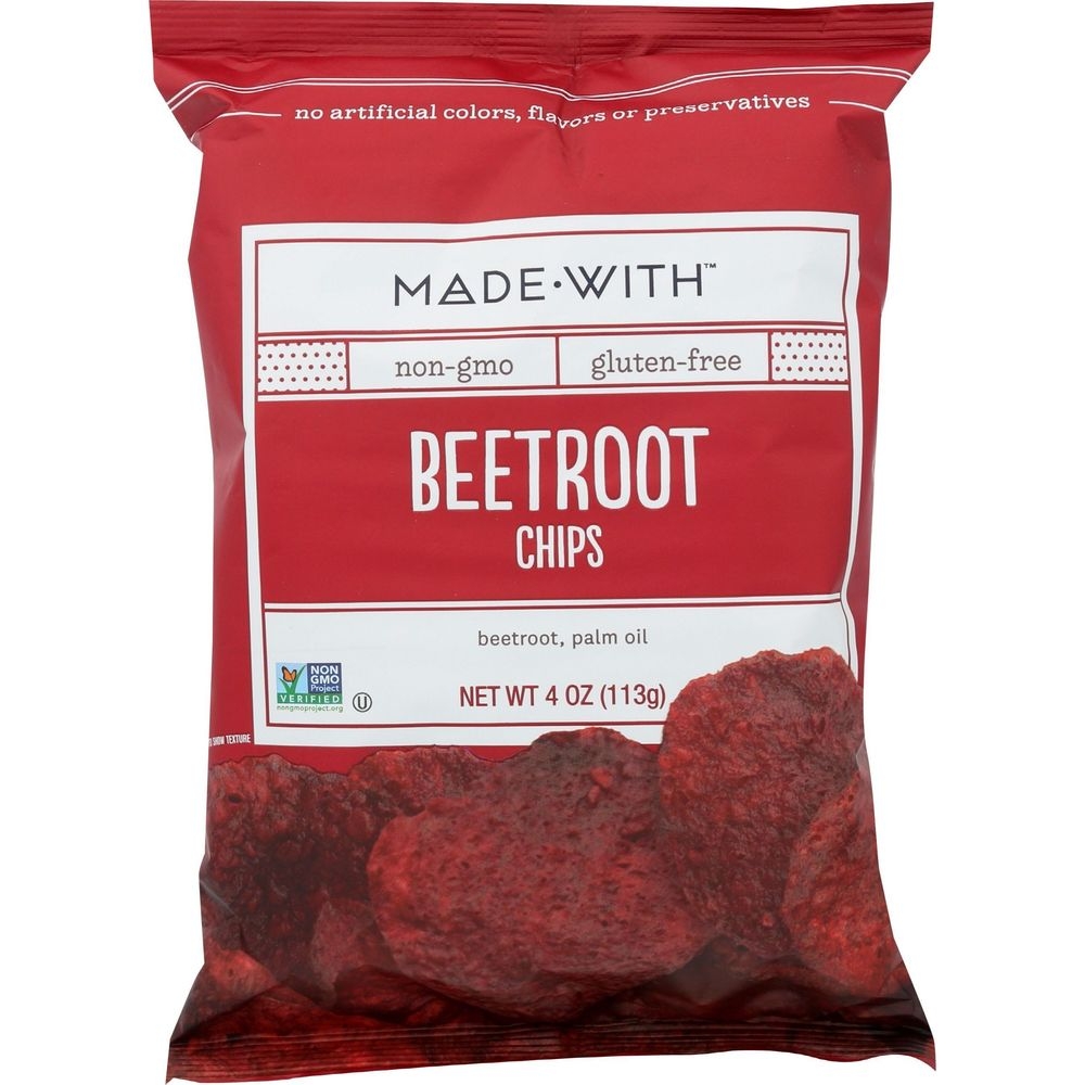 Made With Beetroot Chips, 4 Ounce -- 12 per case