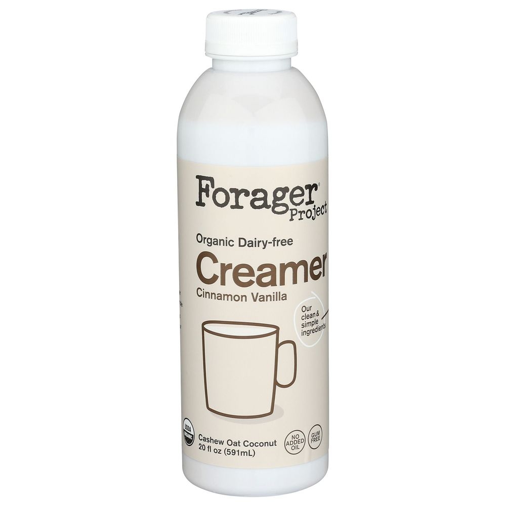 Forager Project Organic Cinnamon Vanilla Creamer, 20 Fluid Ounce -- 6 per case.