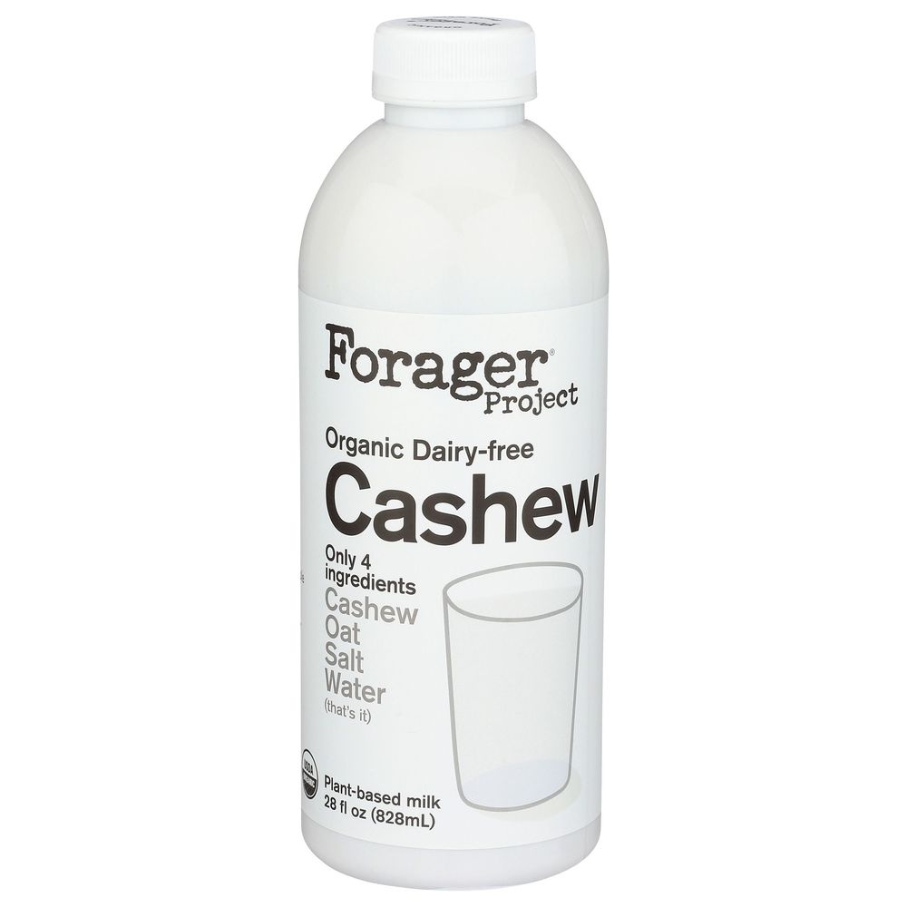 Forager Project Organic Cashew Milk, 28 Fluid Ounce -- 6 per case.