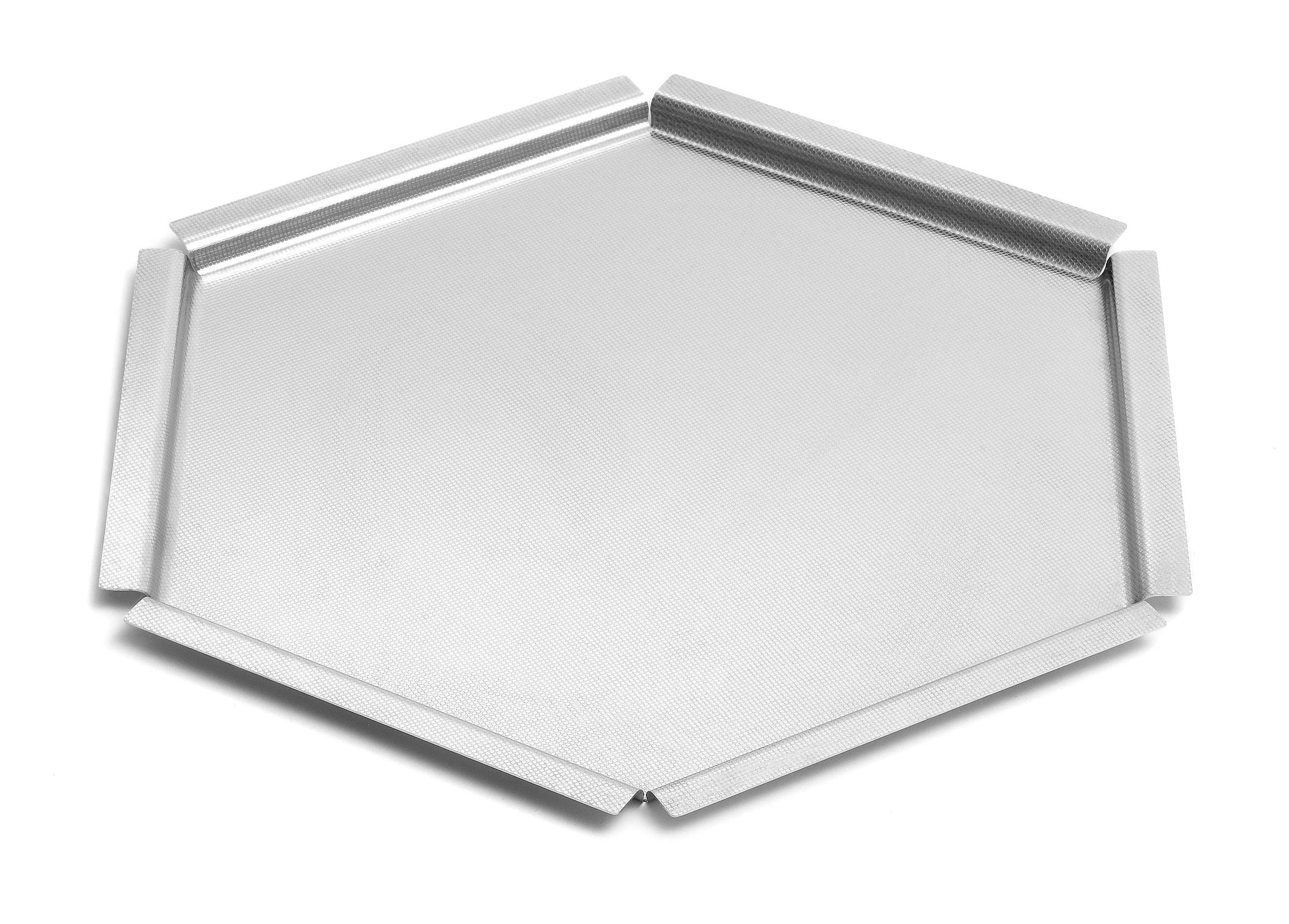 Rosseto Honeycomb Medium Textured Stainless Steel Tray for Riser, 15.5 x 13.75 x 0.38 inch
