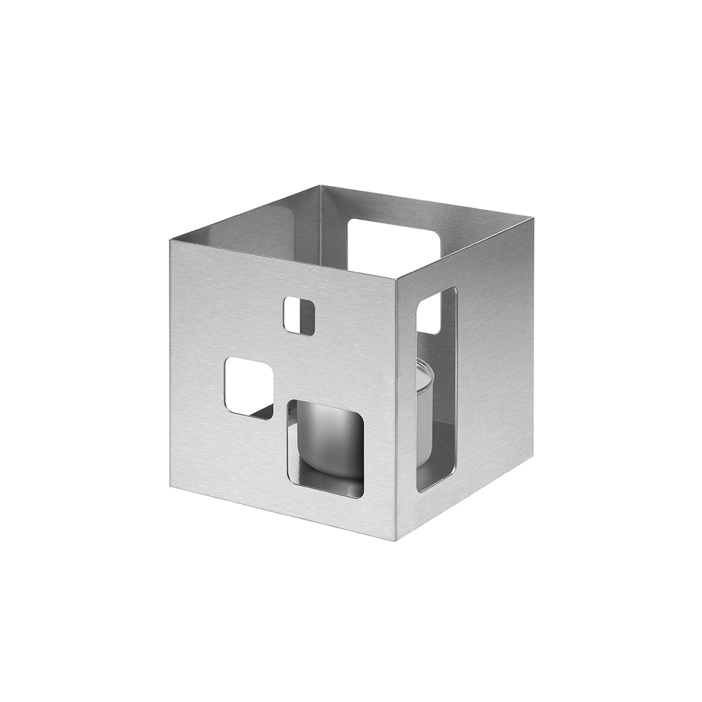 Rosseto Tall Square Stainless Steel Warmer, 7.25 x 7.25 x 7 inch