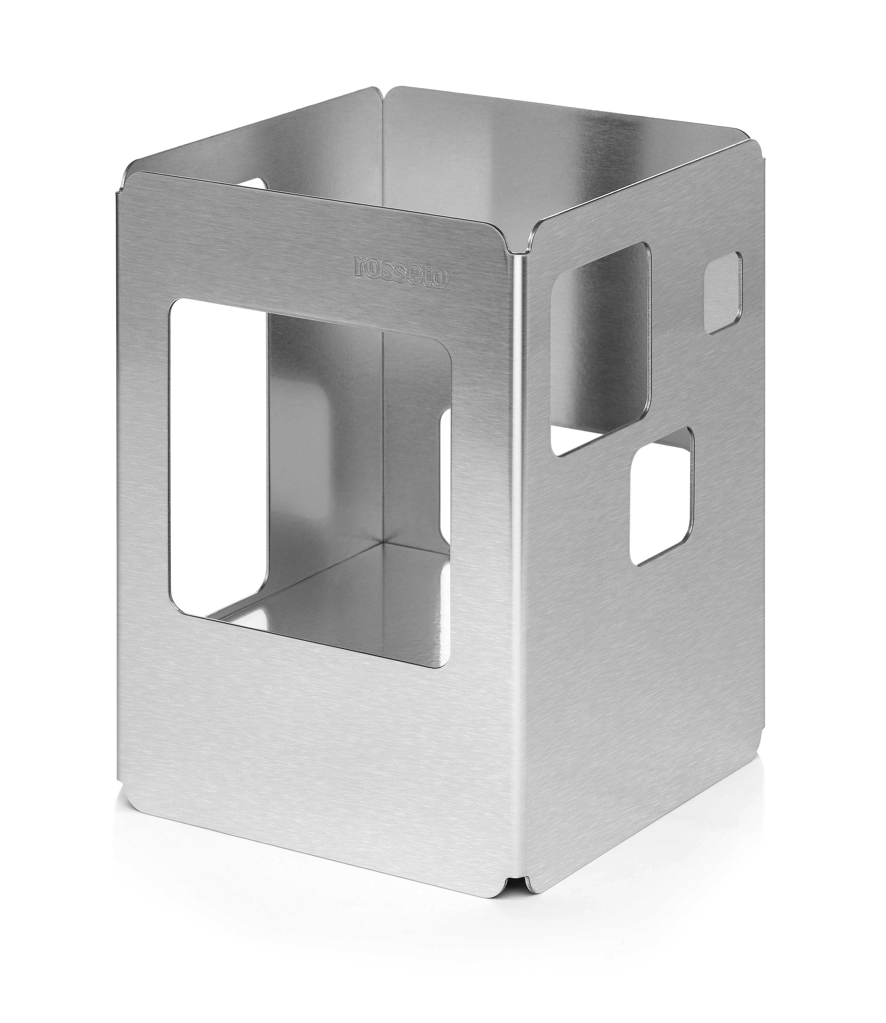 Rosseto Tall Square Stainless Steel Warmer, 7 x 7 x 10 inch