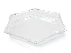 Rosseto Honeycomb Large Acrylic Ice Bath Cooler, 17.75 x 16 x 2.25 inch