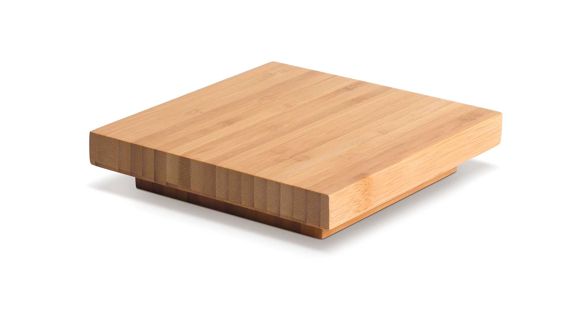 Rosseto Skycap Square Bamboo Riser Cap for 8 and 12 inch Risers