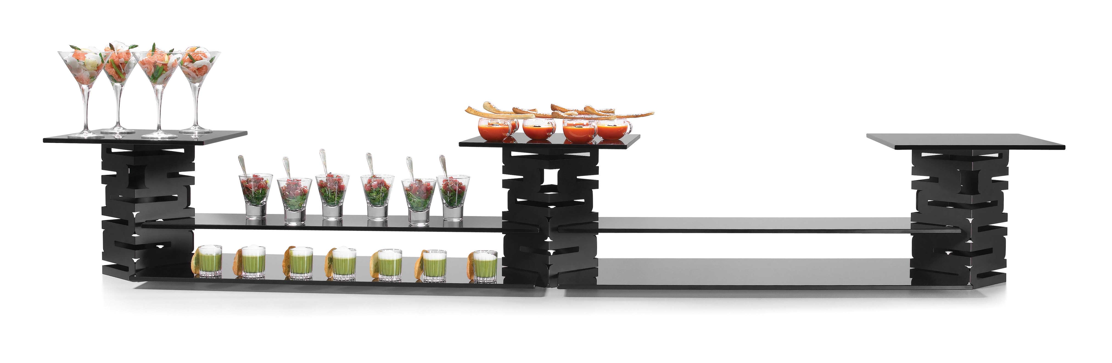 Rosseto SKYCAP Ten Piece Black on Black Riser Kit