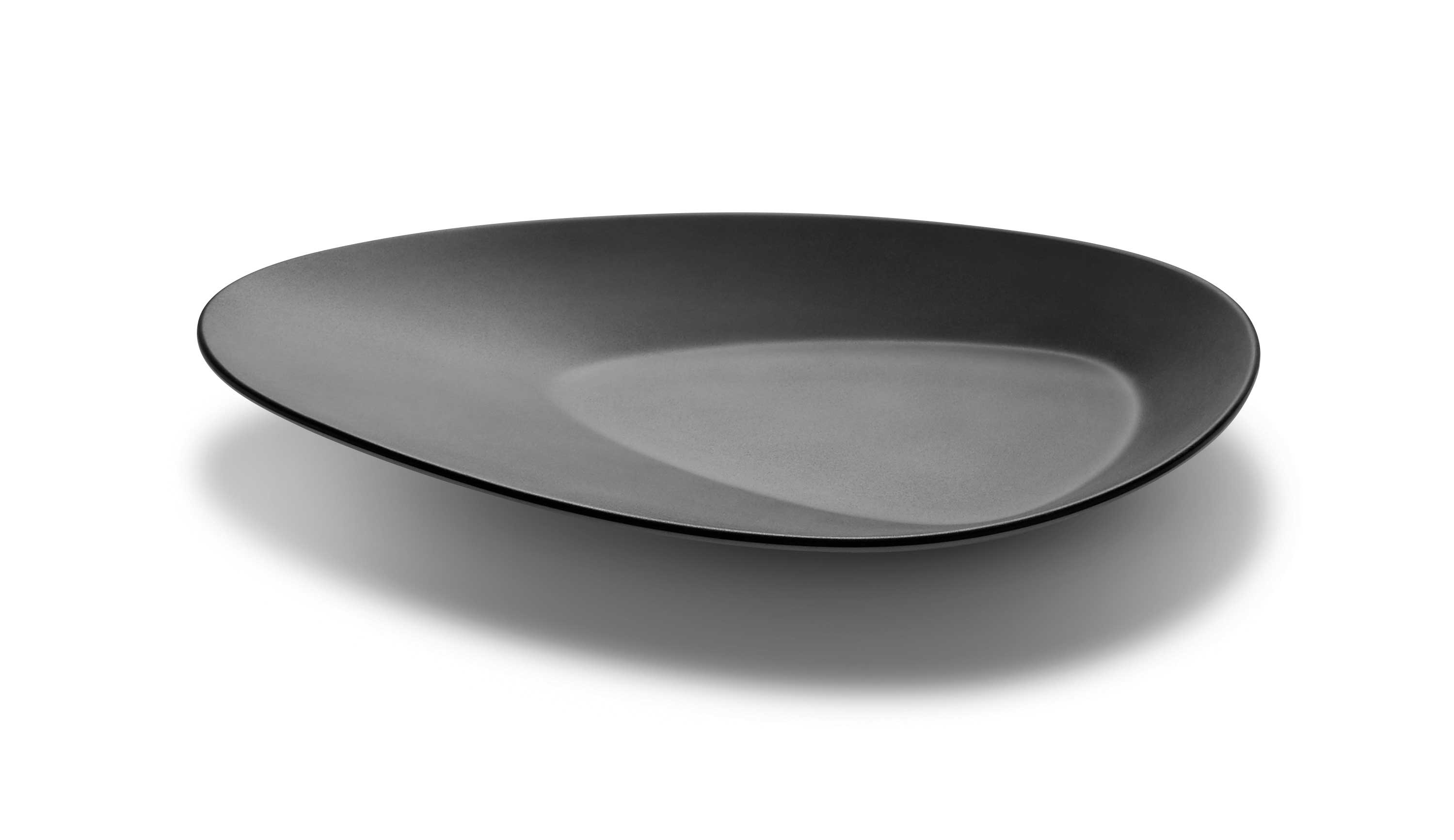 Rosseto Black and White Large Triangle Melamine Platter, set of 3