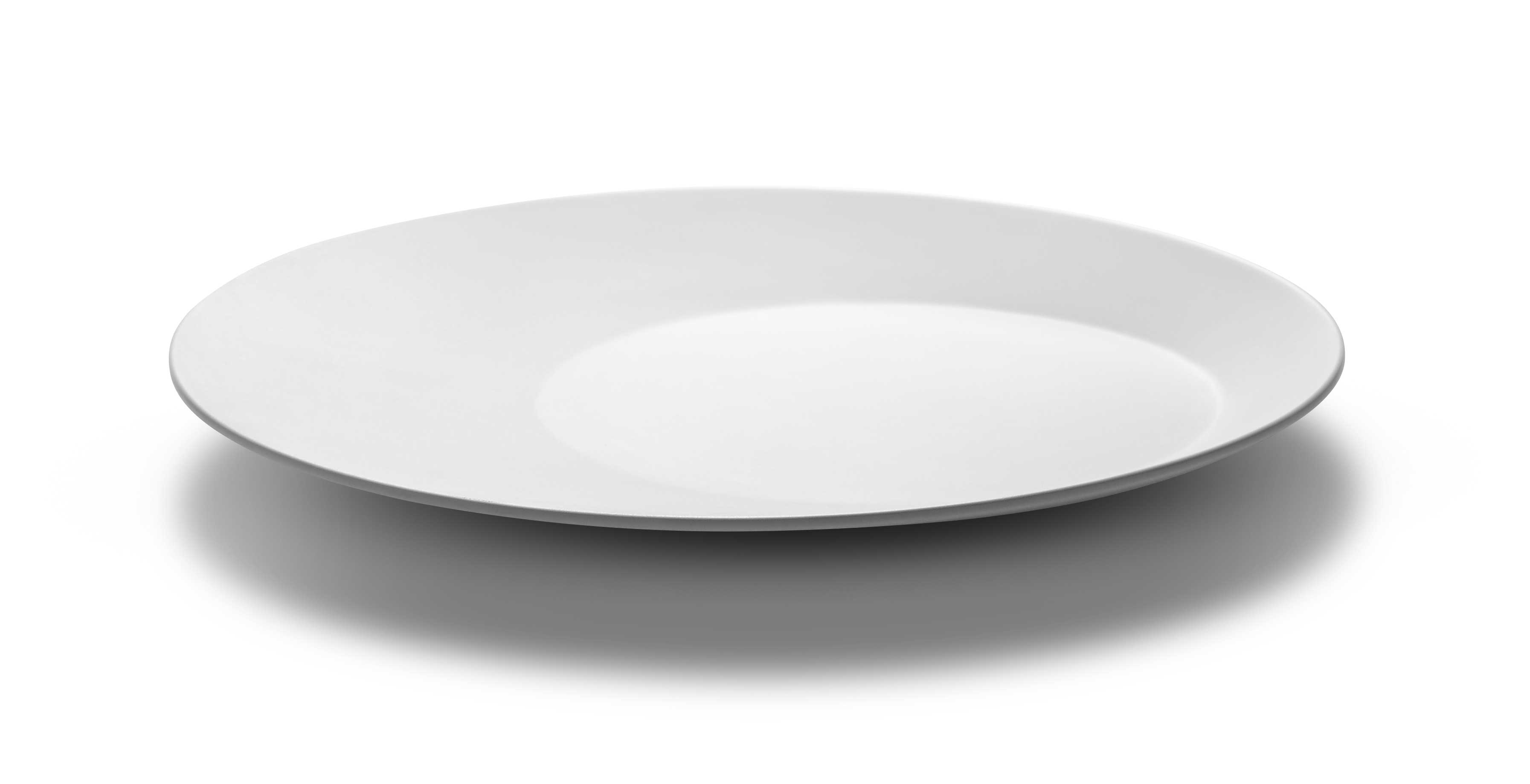 Rosseto White Large Round Melamine Platter, set of 3