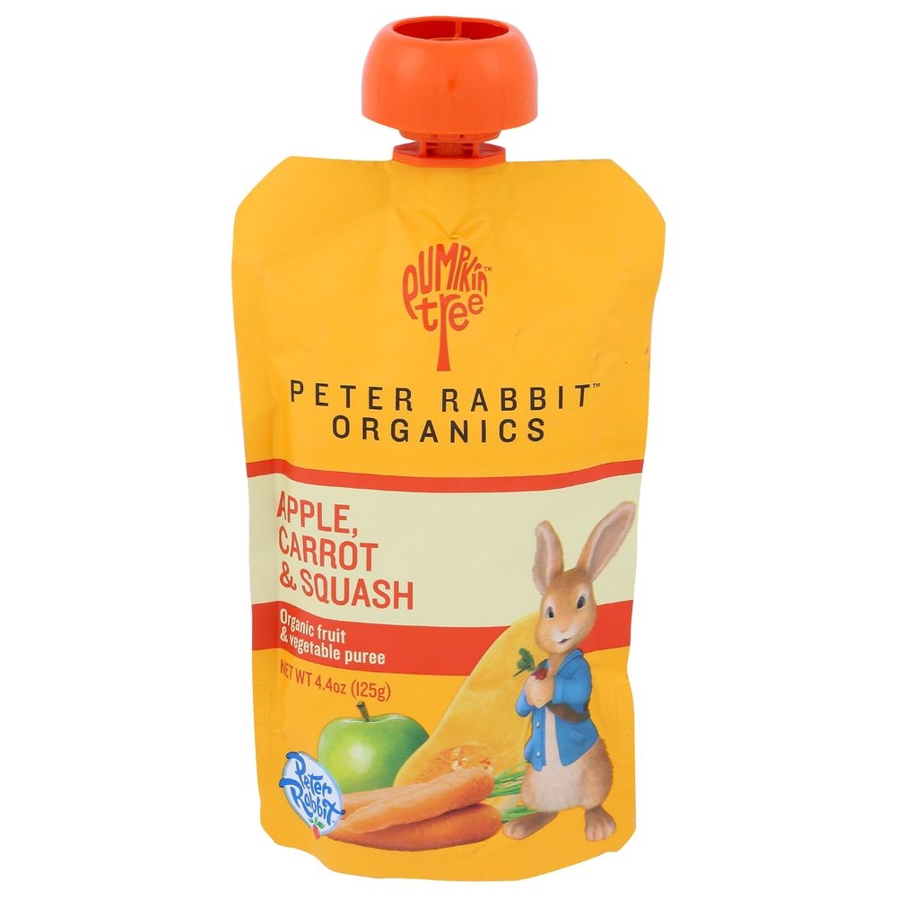Peter Rabbit Organics Apple Carrot and Squash Baby Snacks, 4.4 Ounce -- 10 per case
