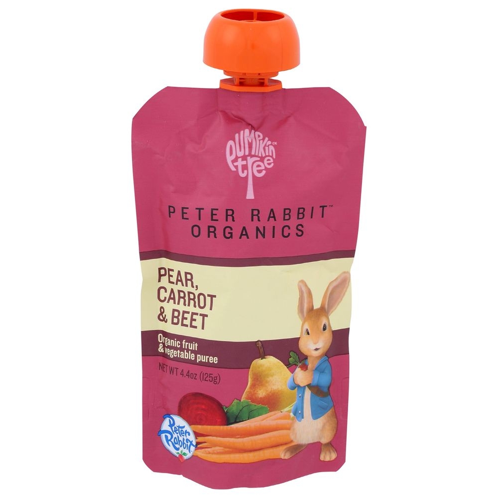 Peter Rabbit Organics Pear Carrot and Beet Baby Snacks, 4.4 Ounce -- 10 per case